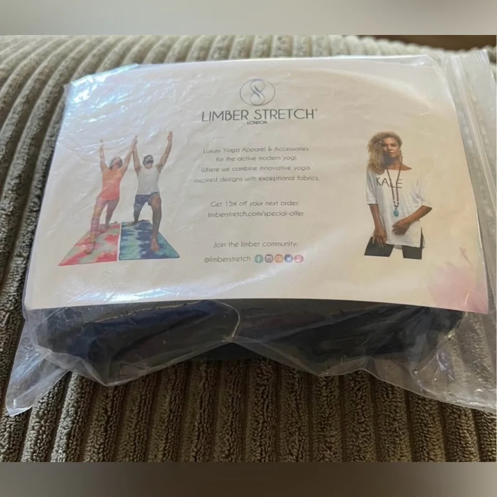 Limber Stretch waist belt running exercise belt phone key holder size Large. NEW